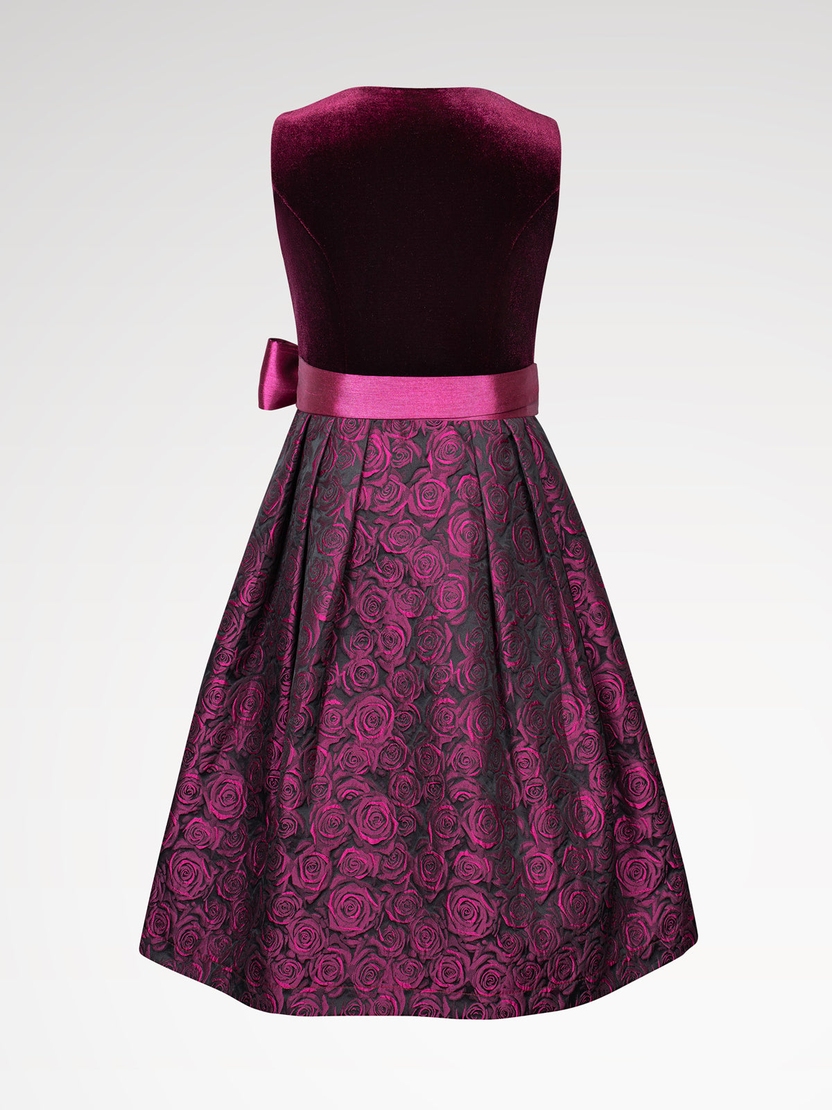 Children pink heart neckline dirndl