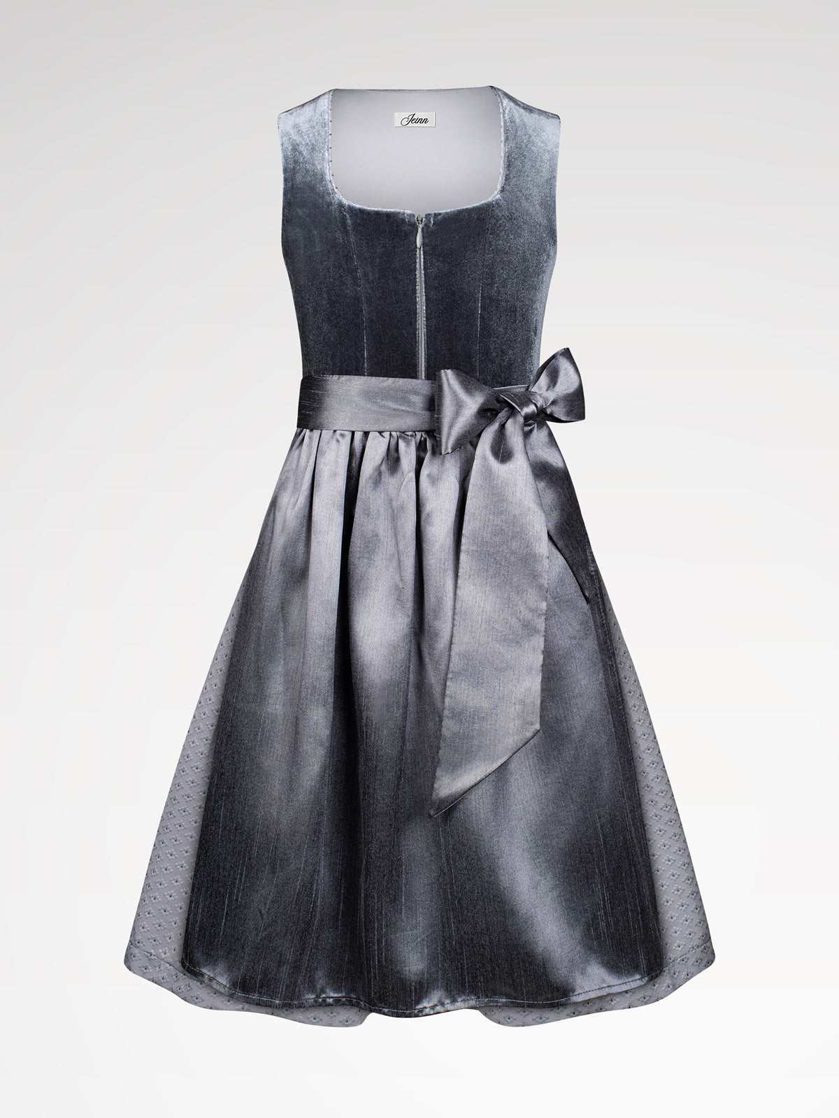 Children gray straight section dirndl