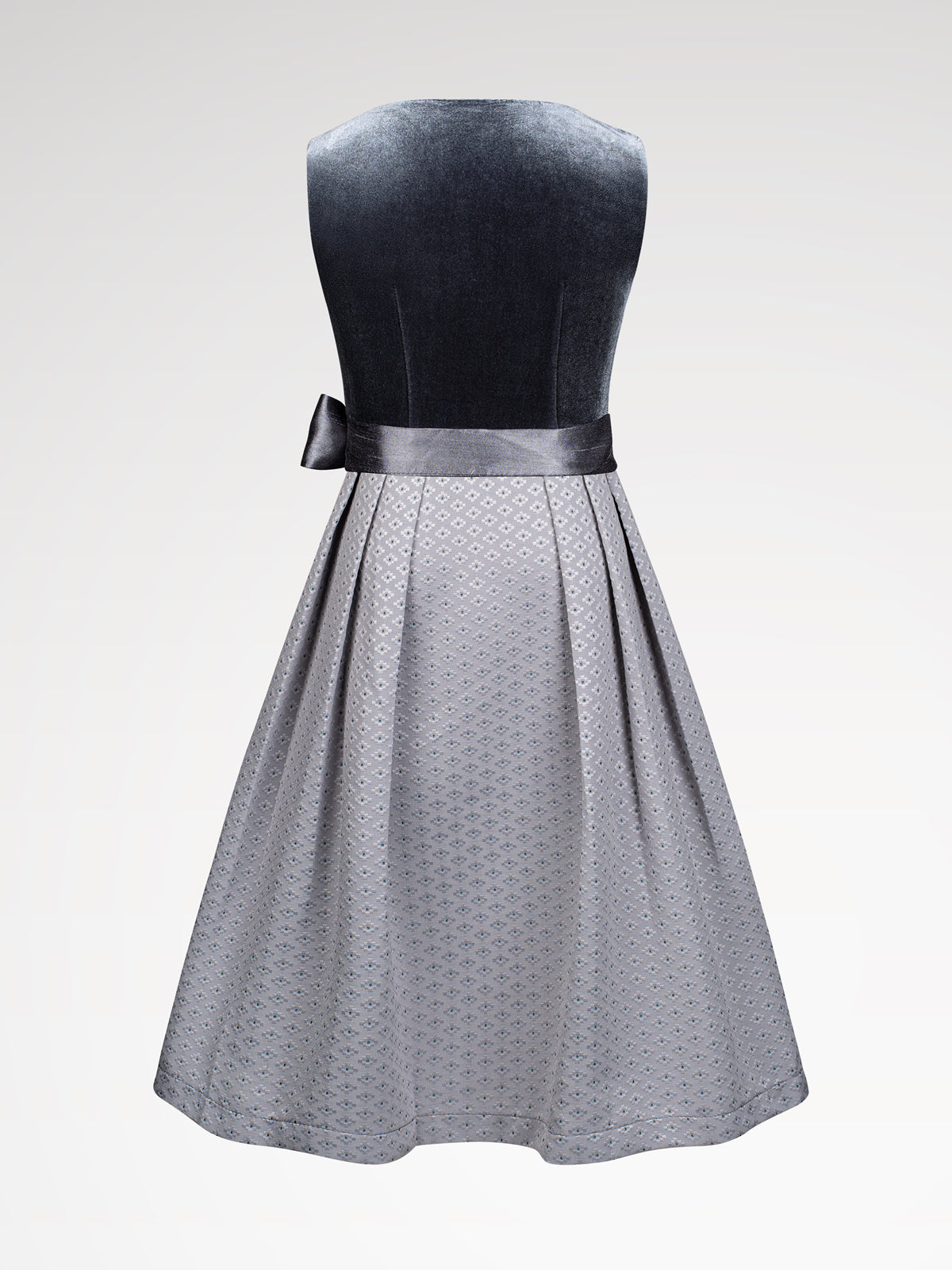 Children gray straight section dirndl