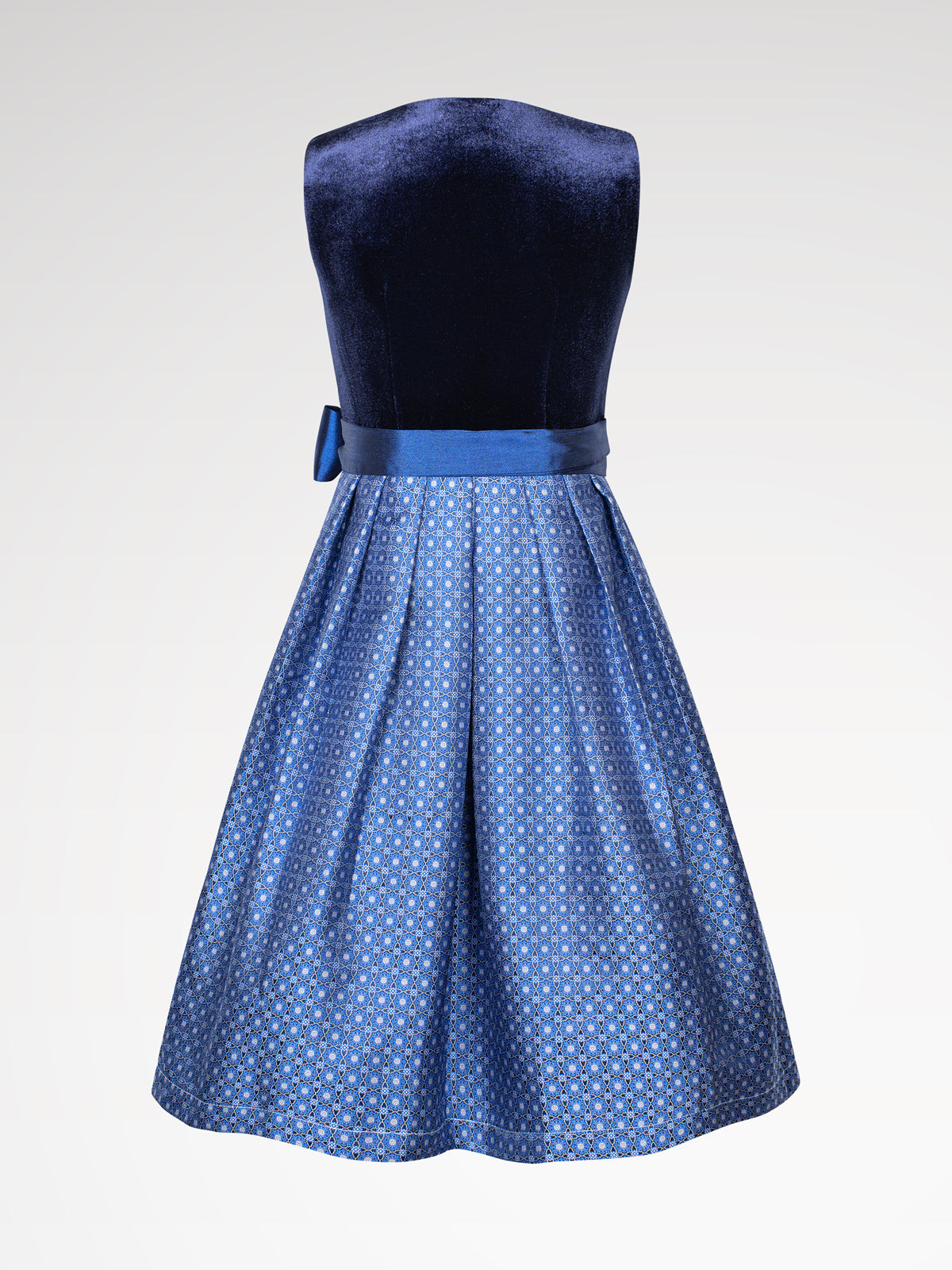 Children blue straight section dirndl