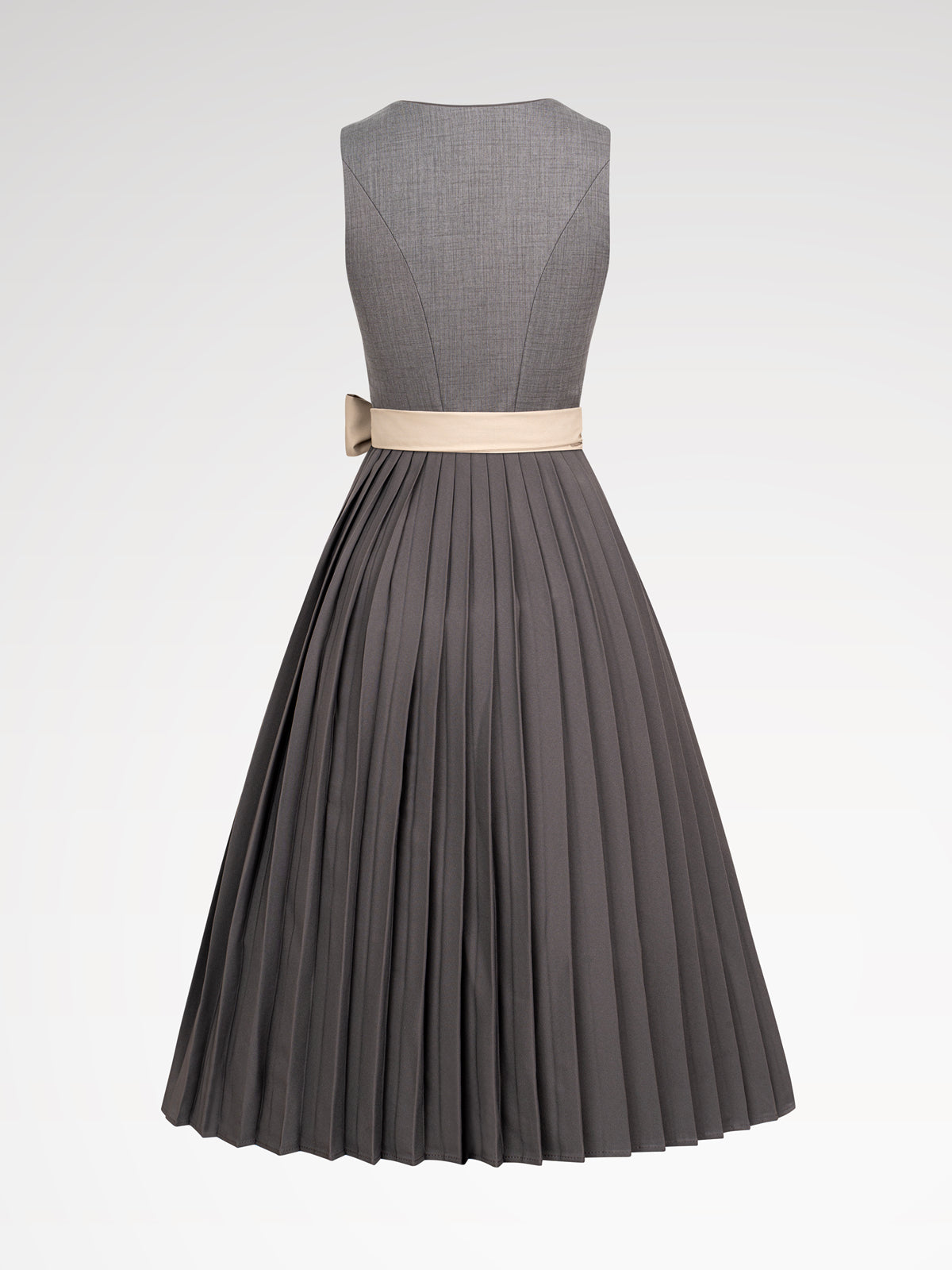 Ladies gray button dirndl