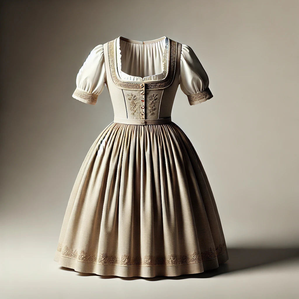 Beige Dirndl: Tradition trifft auf moderne Eleganz