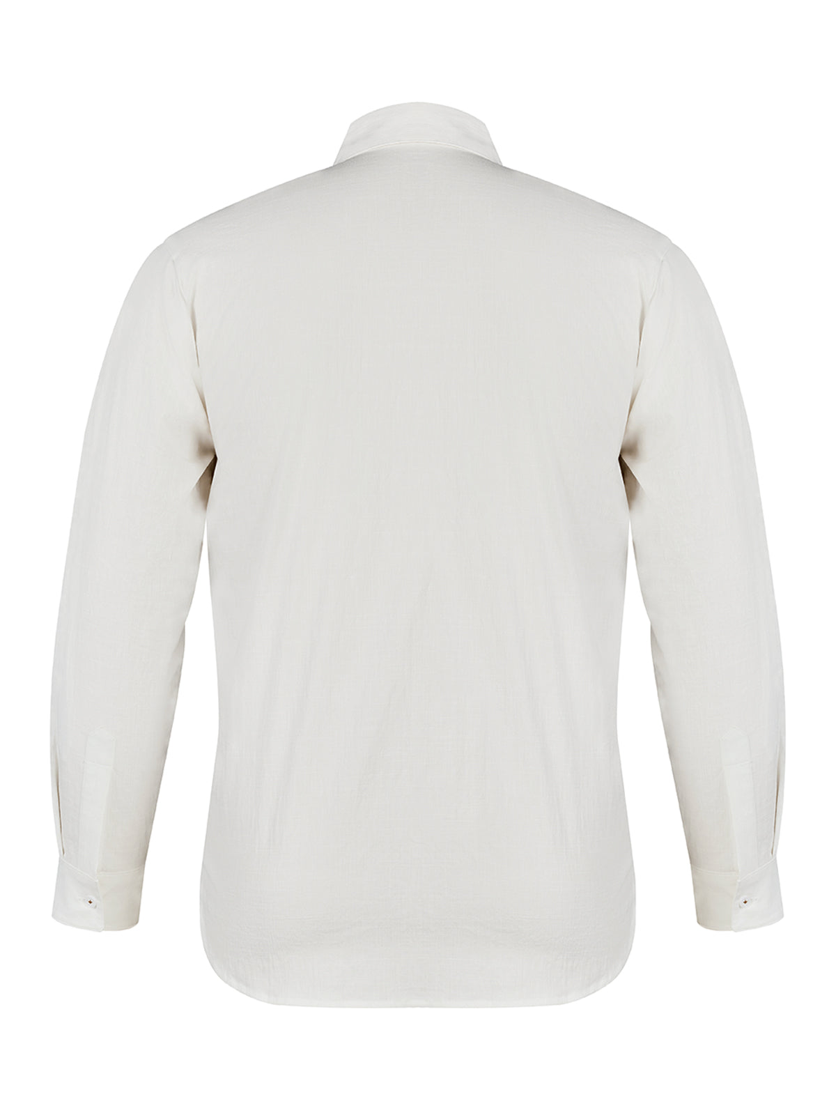 Witte omgekeerde kraag shirts