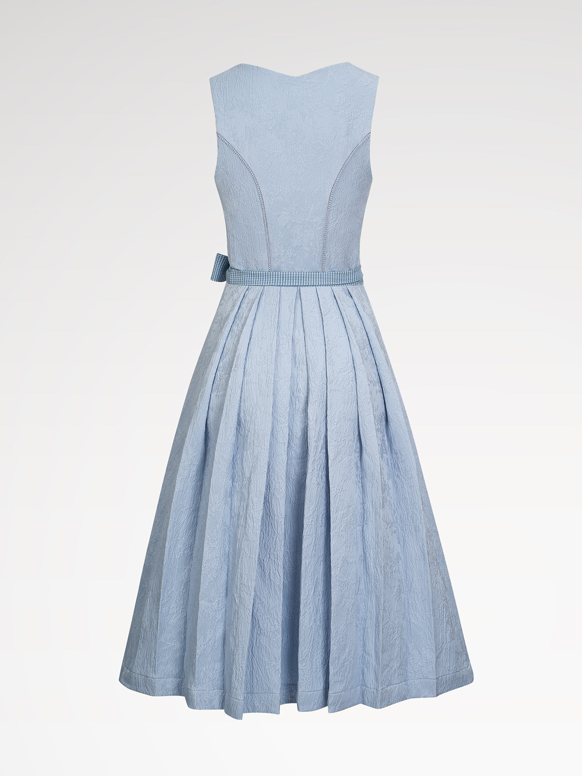 Damen Blau Knöpfen Dirndl