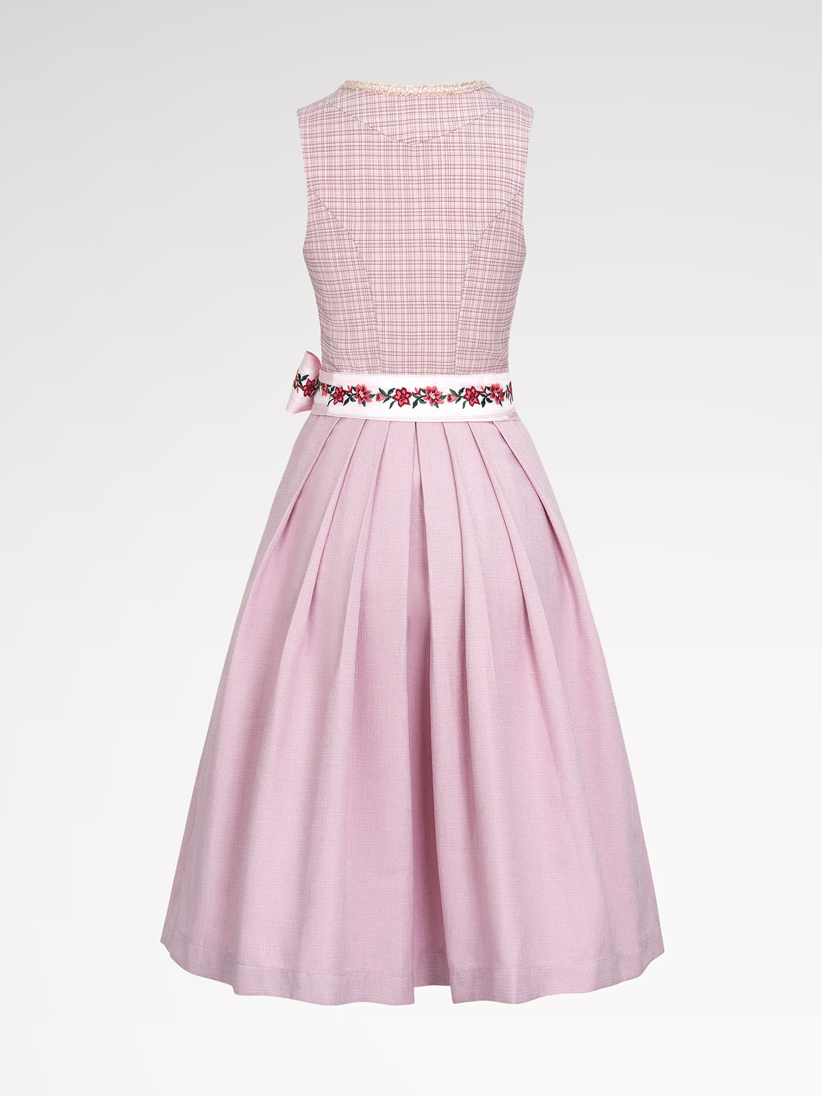 Damen Rosa Knöpfen Dirndl