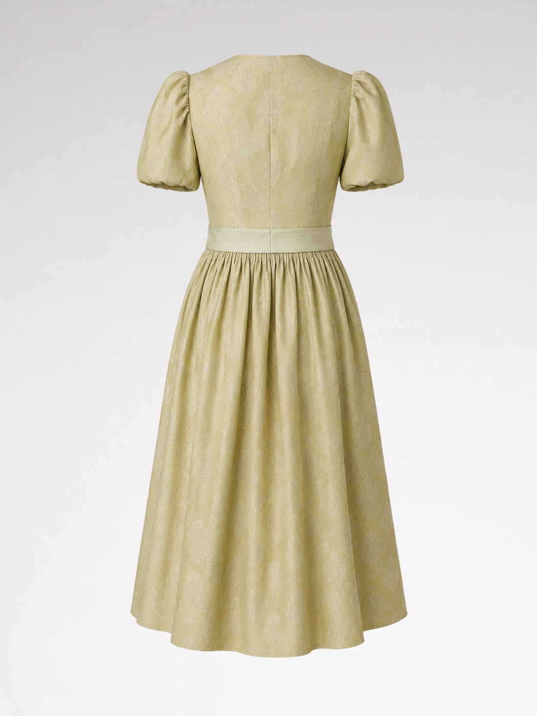 DIRNDL - SERAPHINA IN HEUGRUEN back view