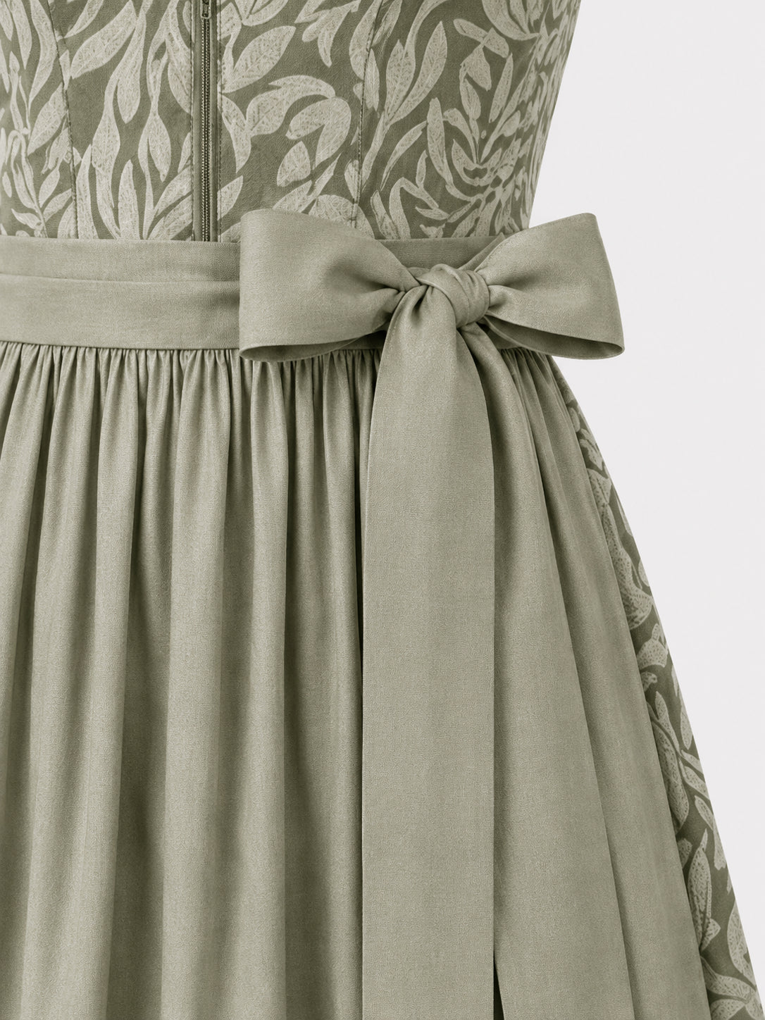 DIRNDL - ESTELLE IN FLECHTENGRUEN waist detail