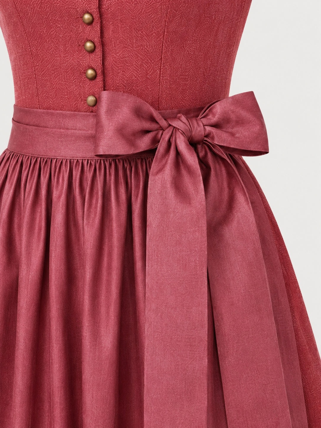 DIRNDL - LUISA IN HIBISKUSROT waist detail