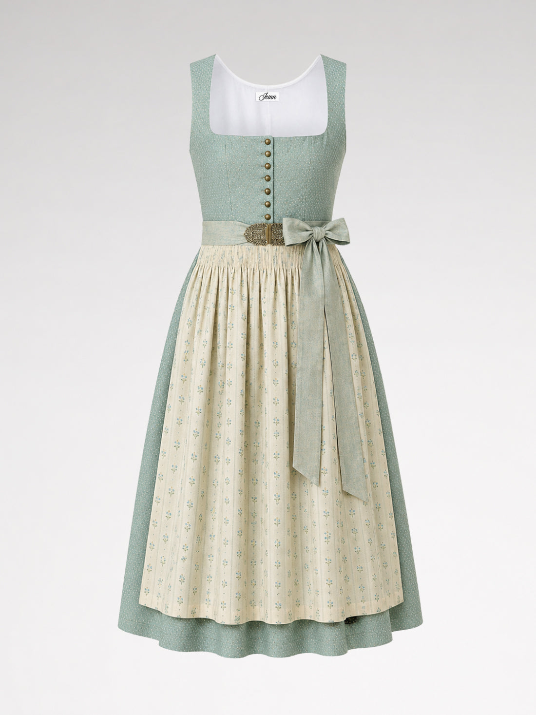 DIRNDL - TALIA IN AQUAMARIN front view