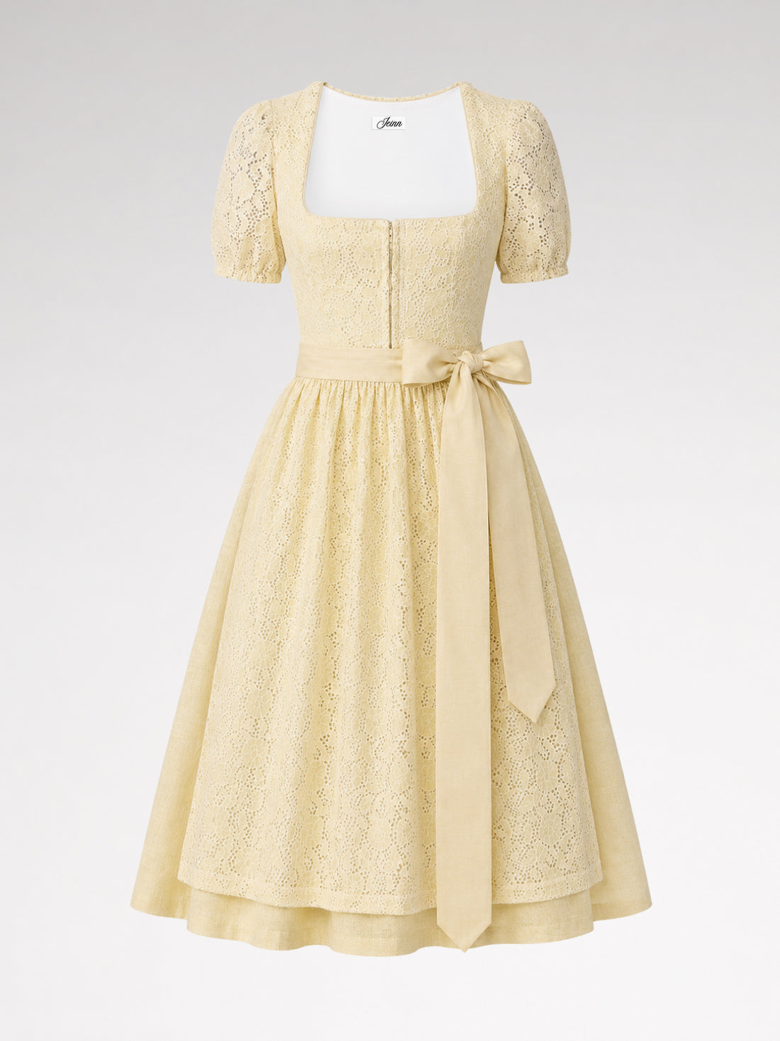 DIRNDL - JOLINA IN BUTTERCREME front view