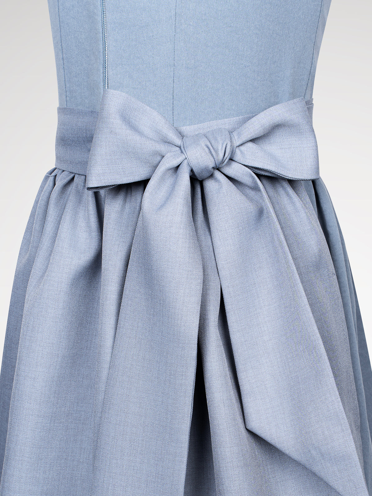 Kinder Blau Gerader Ausschnitt Dirndl