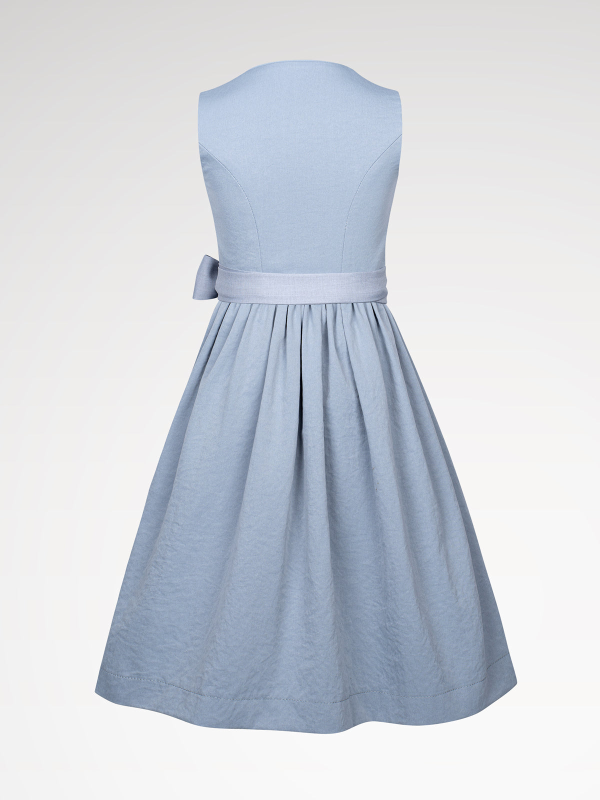 Kinder Blau Gerader Ausschnitt Dirndl